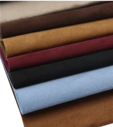 Mykt semsket skinn skofremstillingsmaterialer Syntetisk mikrofiber imitert skinn semsket skinnstoff for sko Materialer