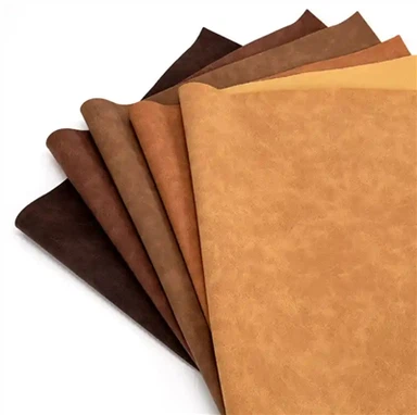 Semsket nubuck kuskinn syntetisk vannbasert kunstig kunstig kunstig kunstskinnmateriale for sko