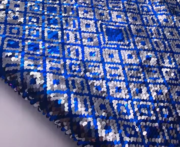 Wholesale Sequin Fabric Embroidery Costume Purple Sequin Fabric Bags Neon Sequin Fabric